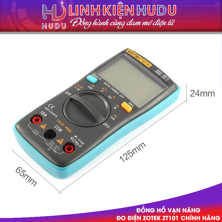 Đồng hồ vạn năng ZOTEK - ZT101 chính hãng