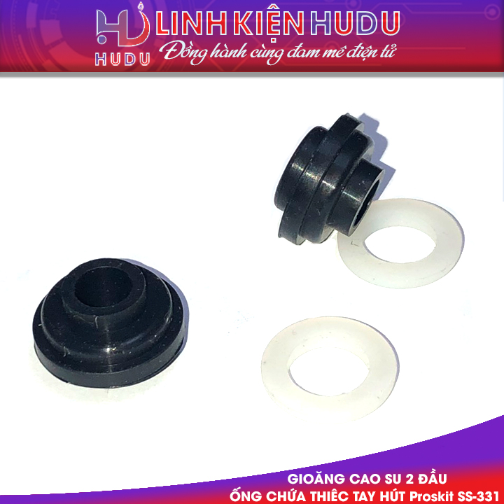 Gioăng cao su 2 đầu ống chứa thiếc Proskit SS-331