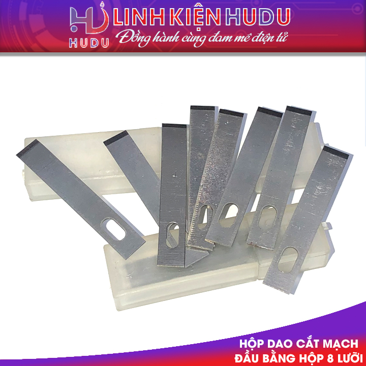 Hộp 8 lưỡi dao cắt mạch đầu bằng