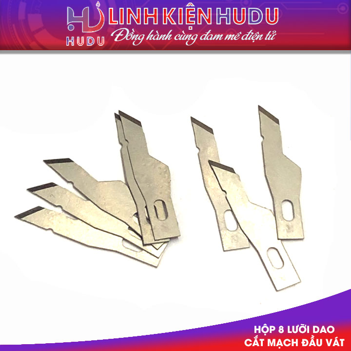Hộp 8 lưỡi dao cắt mạch đầu vát 