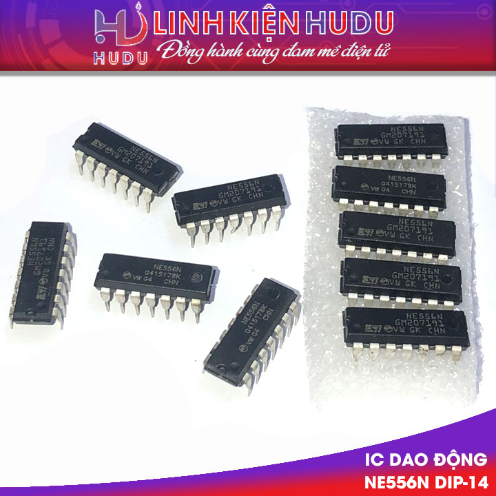 IC dao động NE556N Dip-14