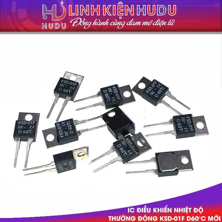 IC điều khiển nhiệt độ thường đóng KSD-01F D60°C mới