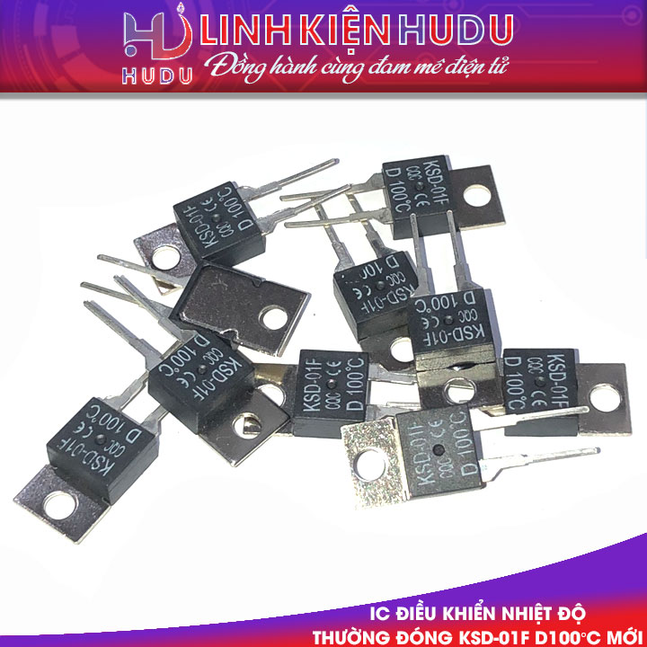 IC điều khiển nhiệt độ thường đóng KSD-01F D100°C mới