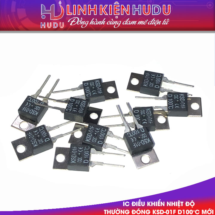 IC điều khiển nhiệt độ thường đóng KSD-01F D100°C mới