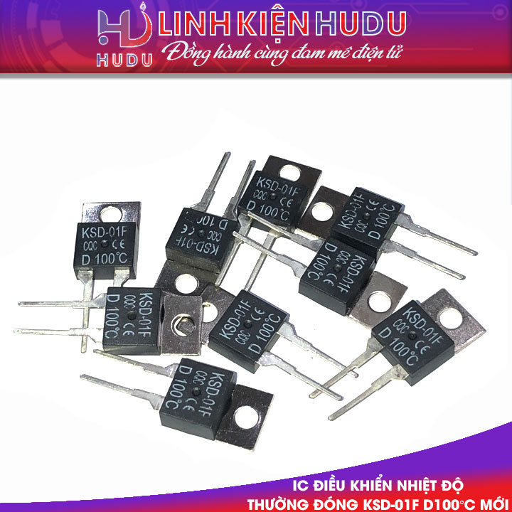 IC điều khiển nhiệt độ thường đóng KSD-01F D100°C mới
