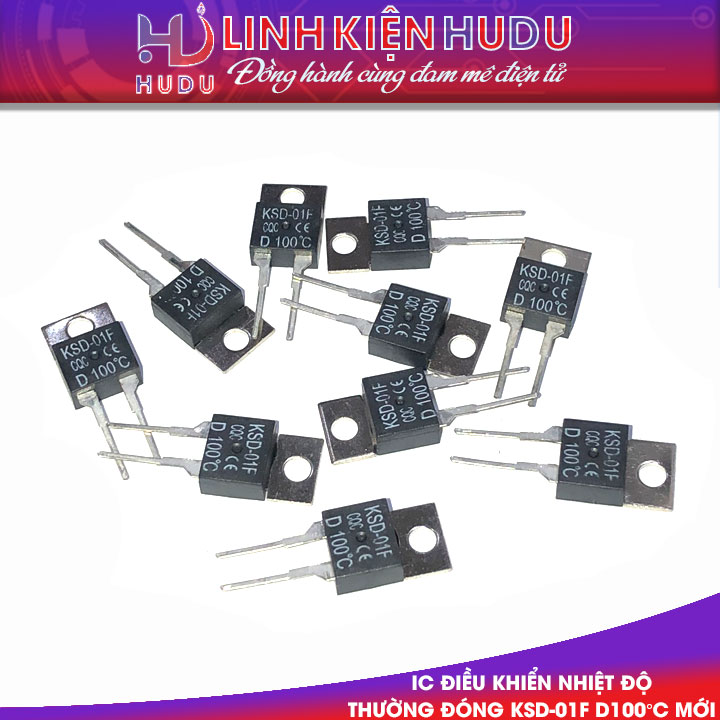 IC điều khiển nhiệt độ thường đóng KSD-01F D100°C mới