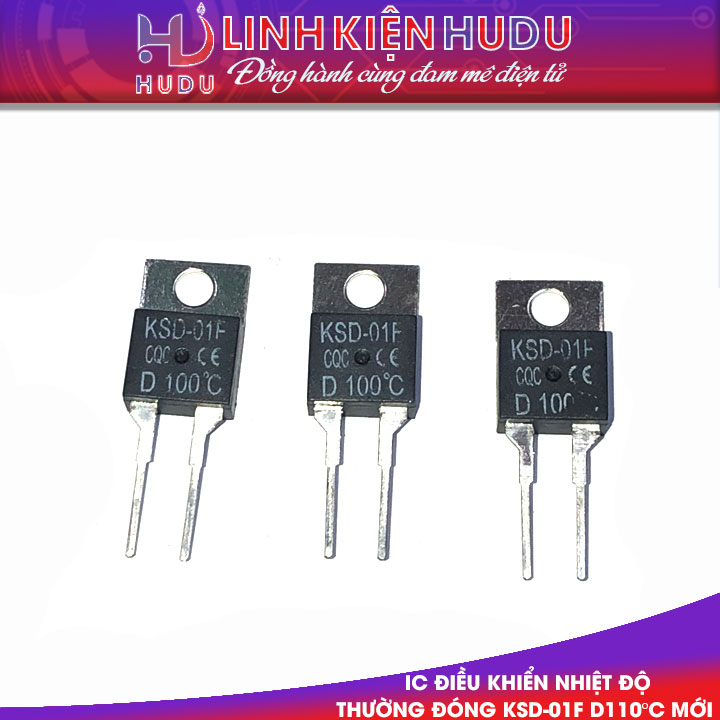 IC điều khiển nhiệt độ thường đóng KSD-01F D110°C mới
