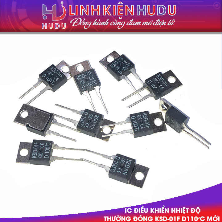 IC điều khiển nhiệt độ thường đóng KSD-01F D110°C mới