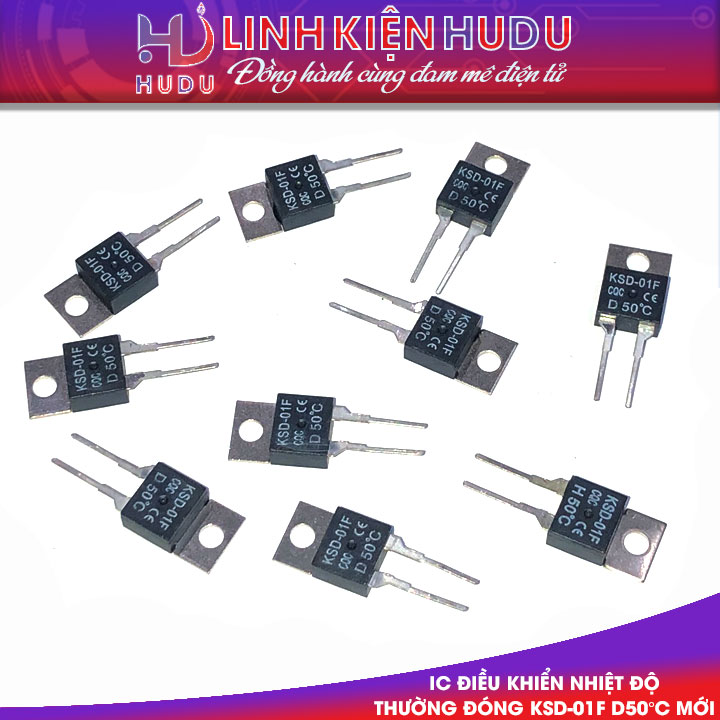 IC điều khiển nhiệt độ thường đóng KSD-01F D50°C mới