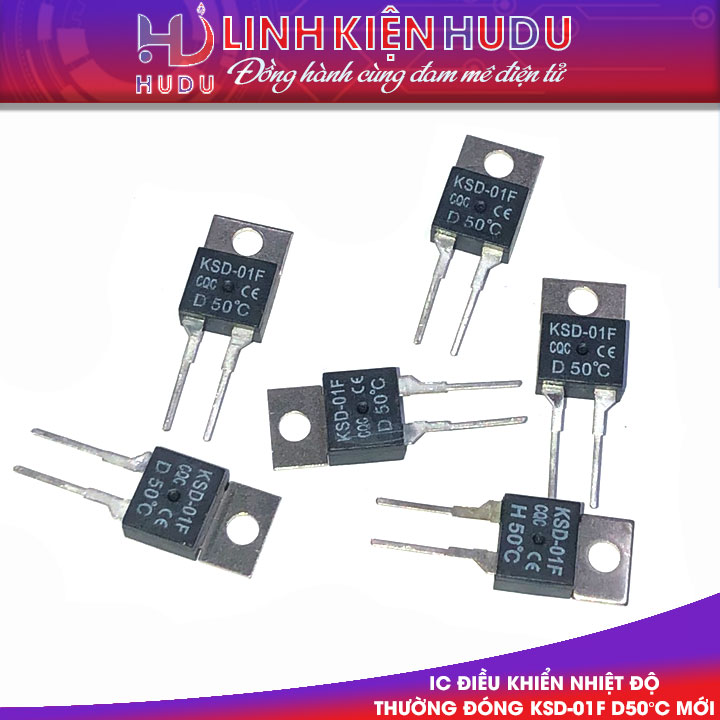 IC điều khiển nhiệt độ thường đóng KSD-01F D50°C mới