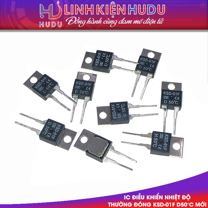 IC điều khiển nhiệt độ thường đóng KSD-01F D50°C mới
