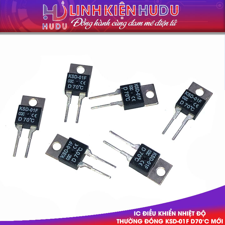 IC điều khiển nhiệt độ thường đóng KSD-01F D70°C mới