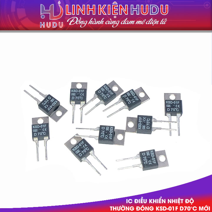 IC điều khiển nhiệt độ thường đóng KSD-01F D70°C mới