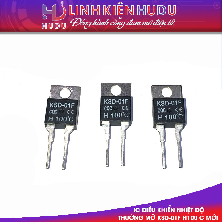 IC điều khiển nhiệt độ thường mở KSD-01F H100°C mới