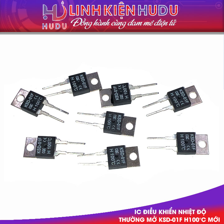 IC điều khiển nhiệt độ thường mở KSD-01F H100°C mới