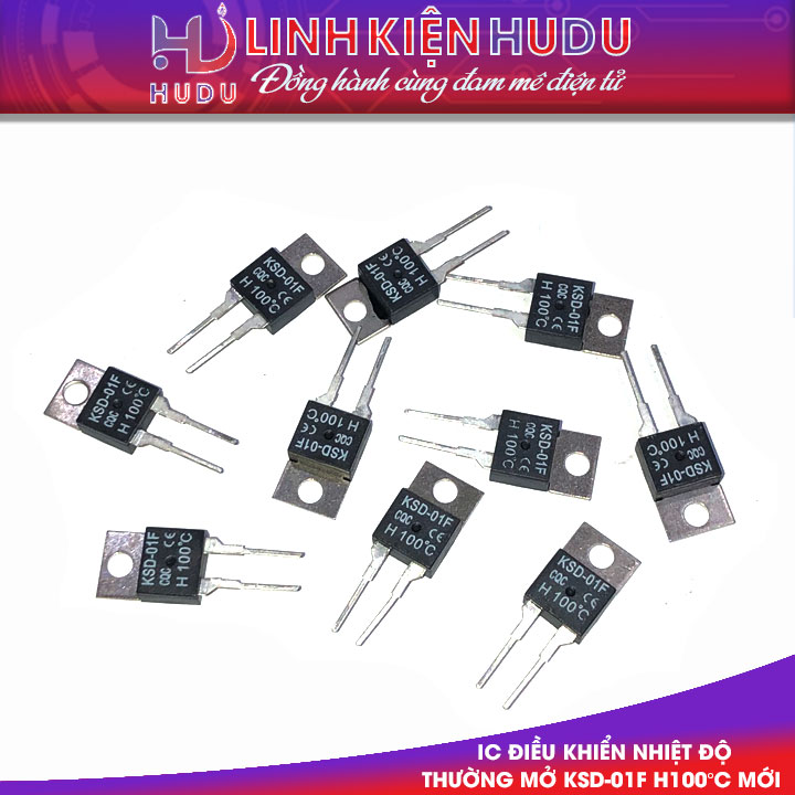 IC điều khiển nhiệt độ thường mở KSD-01F H100°C mới