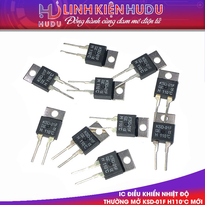 IC điều khiển nhiệt độ thường mở KSD-01F H110°C mới