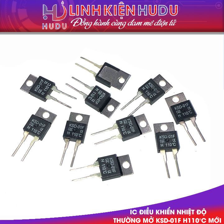 IC điều khiển nhiệt độ thường mở KSD-01F H110°C mới