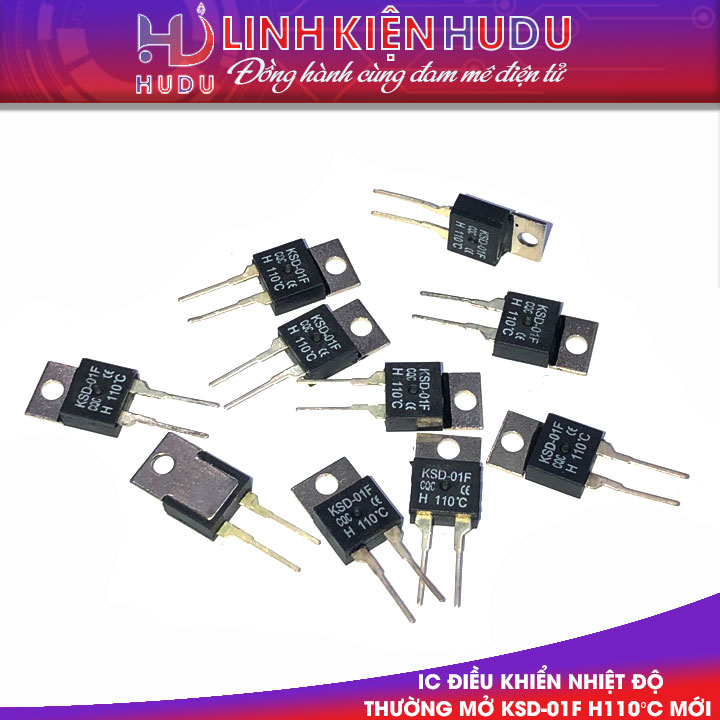 IC điều khiển nhiệt độ thường mở KSD-01F H110°C mới
