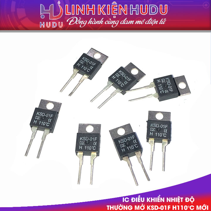 IC điều khiển nhiệt độ thường mở KSD-01F H110°C mới
