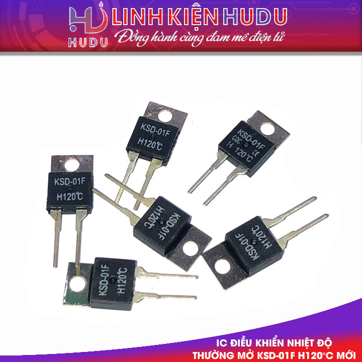 IC điều khiển nhiệt độ thường mở KSD-01F H120°C mới