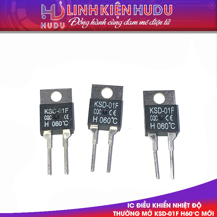 IC điều khiển nhiệt độ thường mở KSD-01F H60°C mới