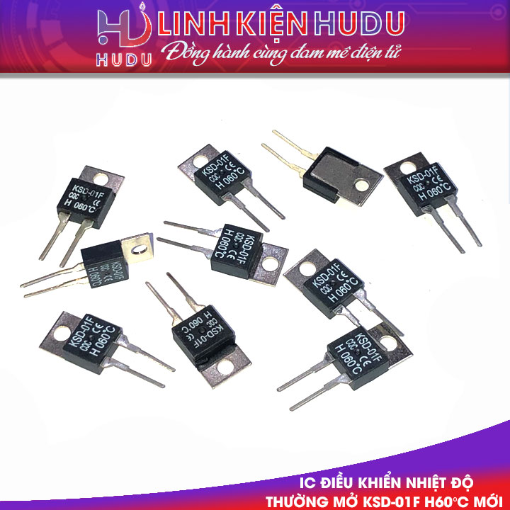 IC điều khiển nhiệt độ thường mở KSD-01F H60°C mới