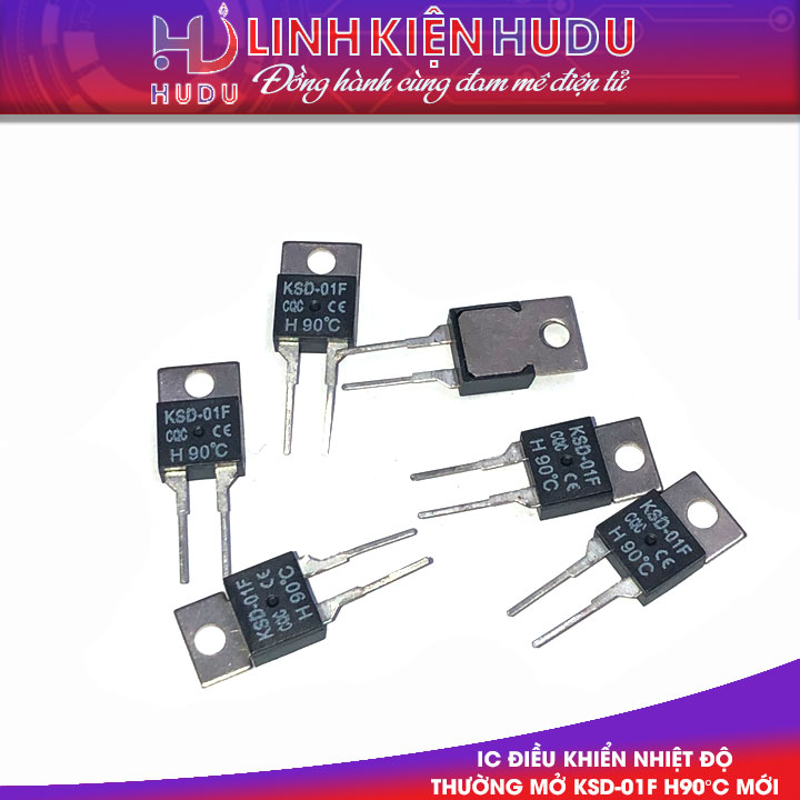 IC điều khiển nhiệt độ thường mở KSD-01F H90°C mới
