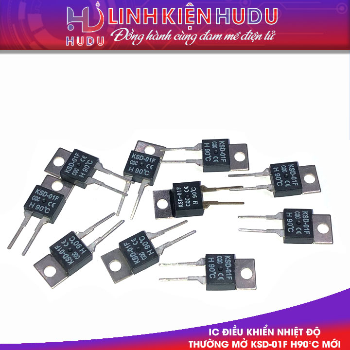 IC điều khiển nhiệt độ thường mở KSD-01F H90°C mới