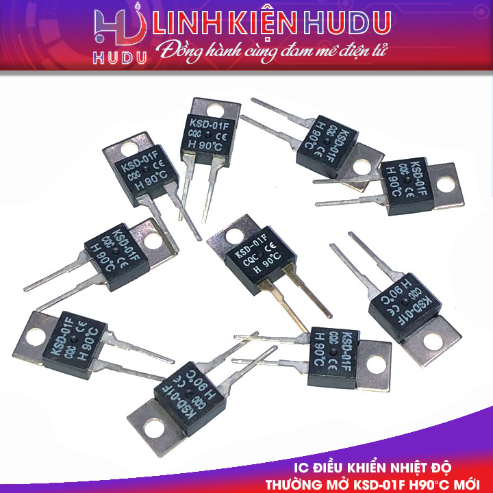 IC điều khiển nhiệt độ thường mở KSD-01F H90°C mới