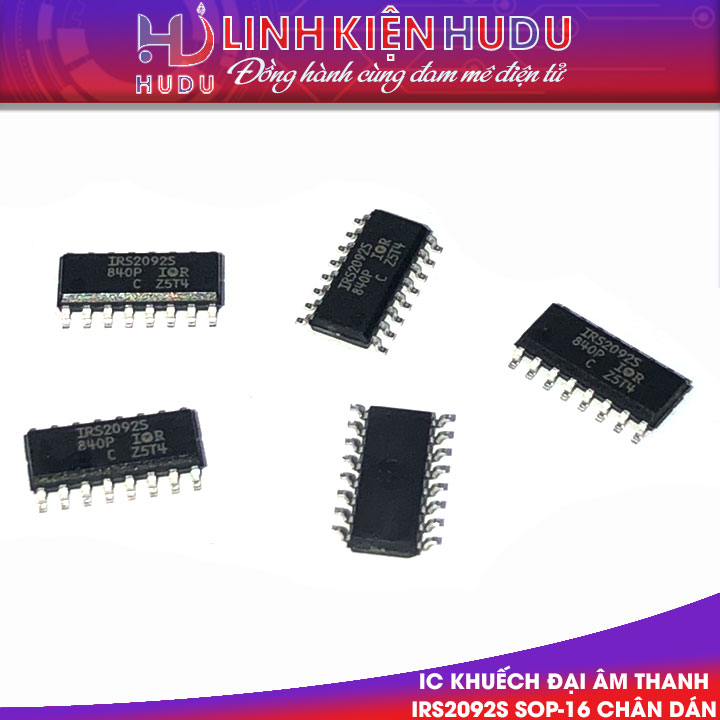 IC khuếch đại âm thanh IRS2092S chân dán