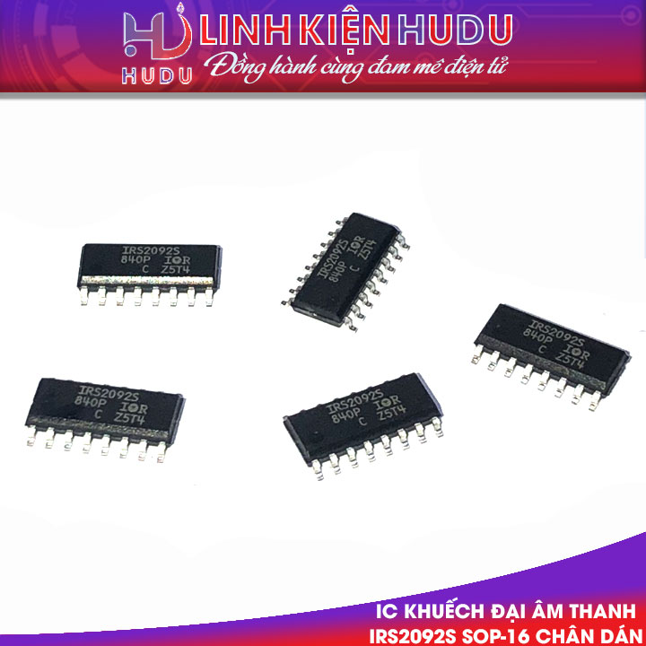 IC khuếch đại âm thanh IRS2092S chân dán