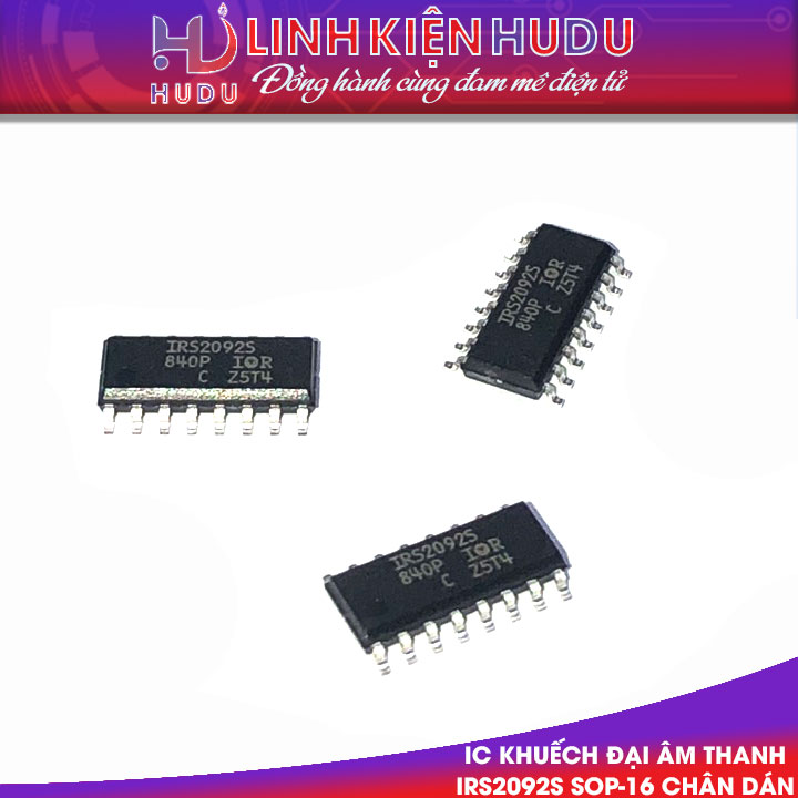 IC khuếch đại âm thanh IRS2092S chân dán