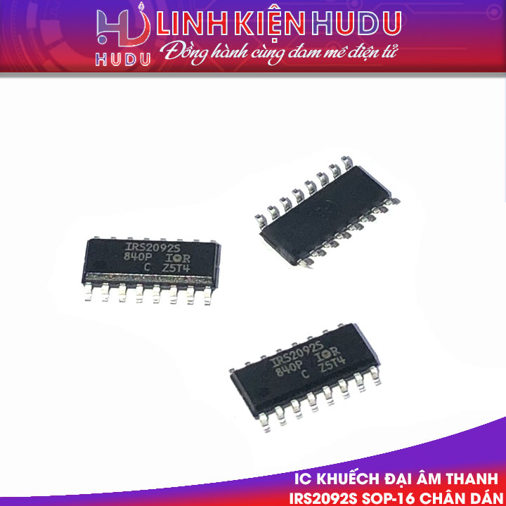 IC khuếch đại âm thanh IRS2092S chân dán