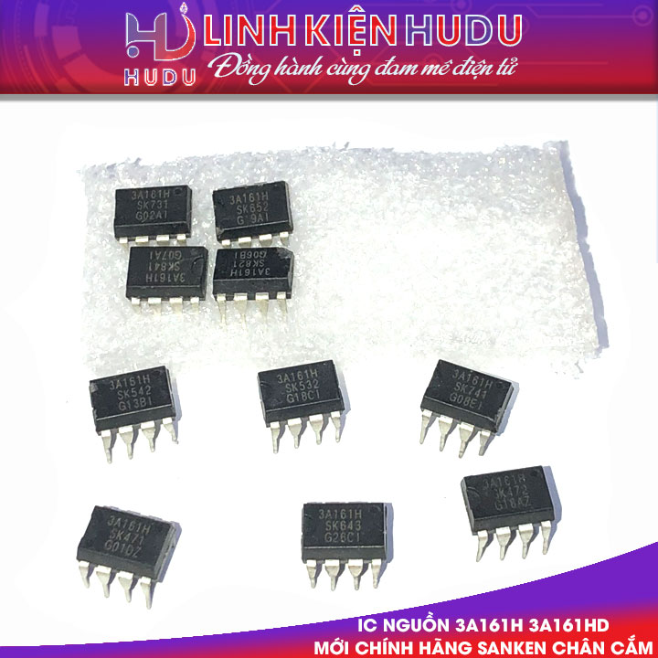 IC NGUỒN STR-3A161D STR3A161 3A161HD 3A161D 3A161 3A161H DIP-7 MỚI CHÍNH HÃNG SANKEN [CHÂN CẮM]