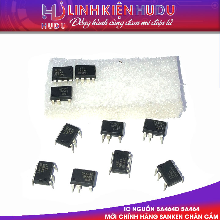 IC nguồn 5A464D 5A464 mới chính hãng Sanken [chân cắm]