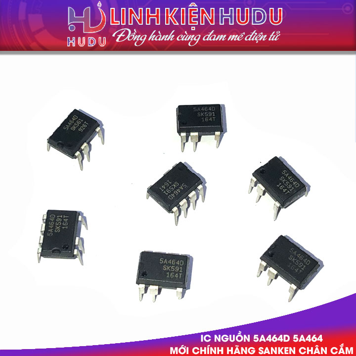 IC nguồn 5A464D 5A464 mới chính hãng Sanken [chân cắm]