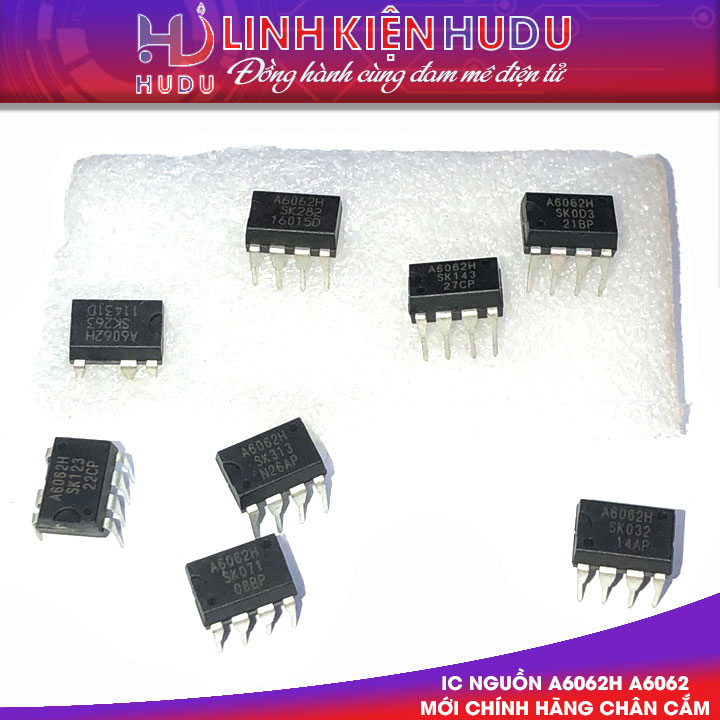 IC NGUỒN STR-A6062H A6062H  A6062 MỚI CHÍNH HÃNG DIP-7  [CHÂN CẮM]