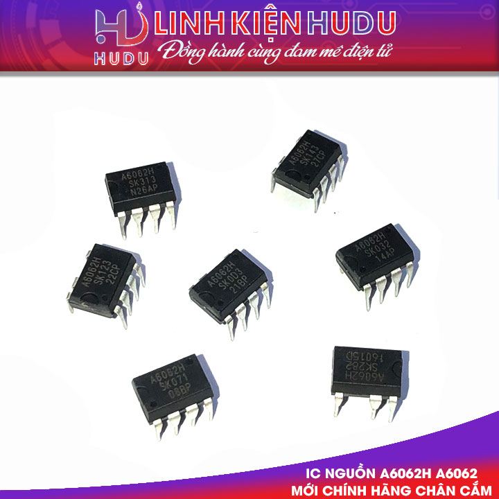 IC NGUỒN STR-A6062H A6062H  A6062 MỚI CHÍNH HÃNG DIP-7  [CHÂN CẮM]