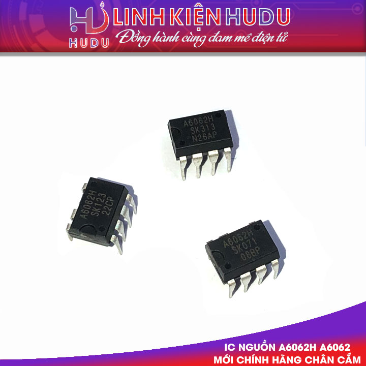 IC NGUỒN STR-A6062H A6062H  A6062 MỚI CHÍNH HÃNG DIP-7  [CHÂN CẮM]