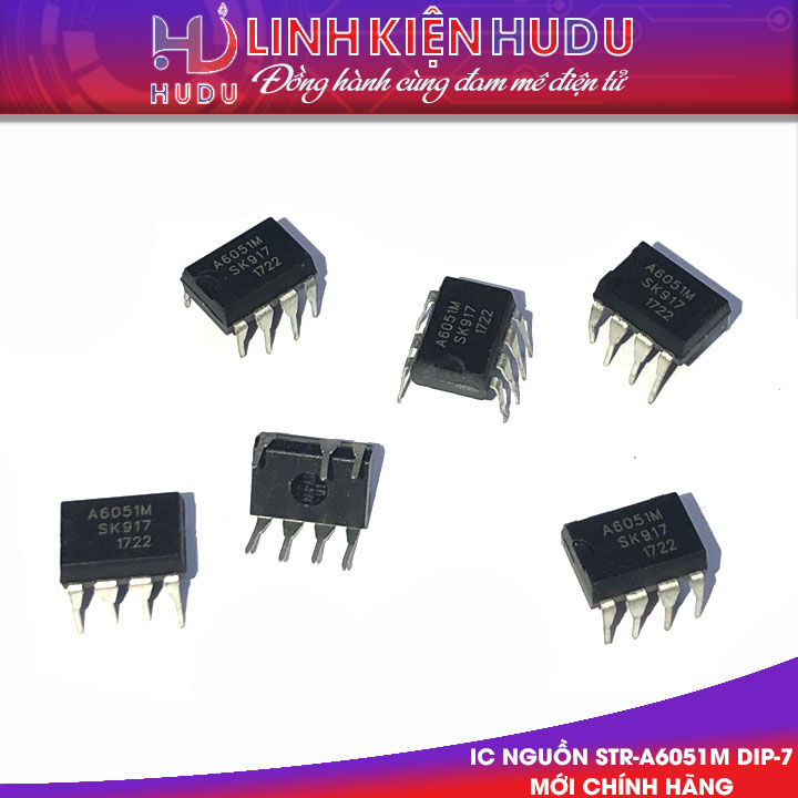 IC nguồn STR-A6051M DIP-7 mới chính hãng