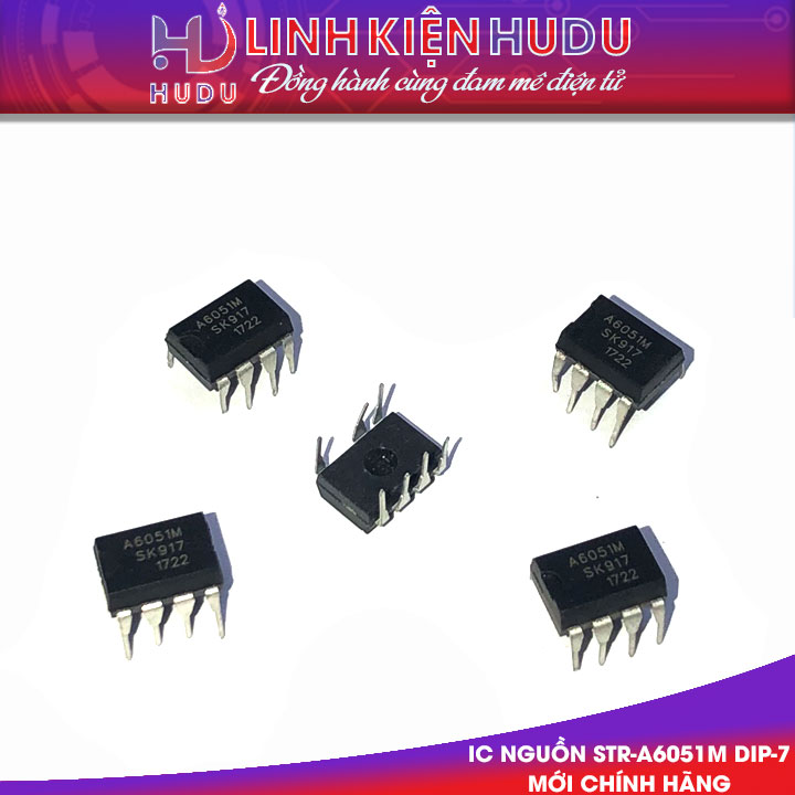 IC nguồn STR-A6051M DIP-7 mới chính hãng