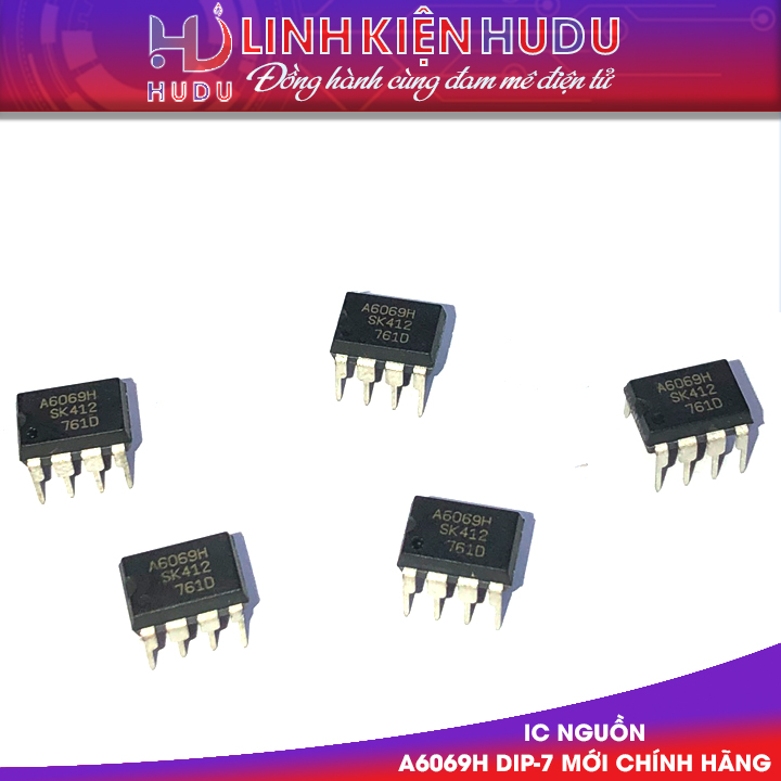 IC nguồn STR-A6069H STRA6069H A6069H A6069 6069  DIP-7 mới chính hãng Sanken 100%