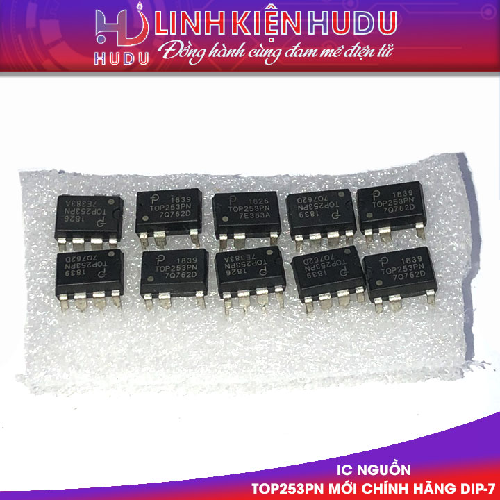 IC nguồn TOP253PN mới chính hãng Dip-7