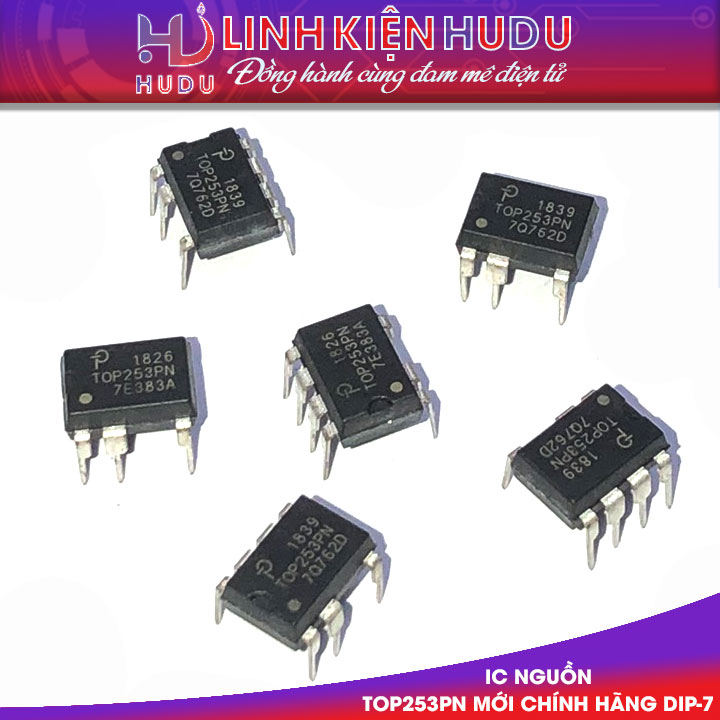 IC nguồn TOP253PN mới chính hãng Dip-7