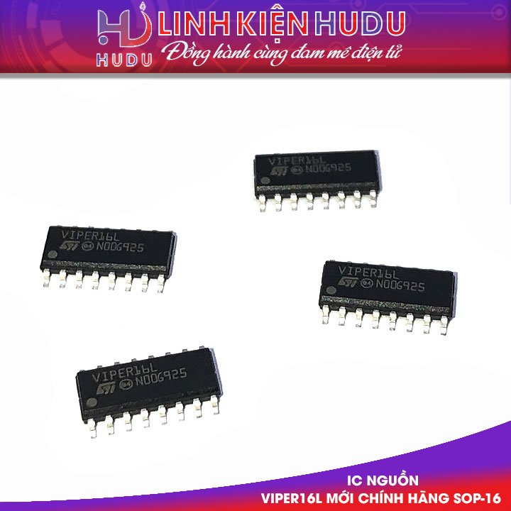 IC NGUỒN VIPER16LD VIPER16L VIPER16 MỚI CHÍNH HÃNG ST SOP-16