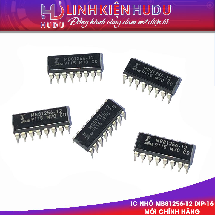 IC nhớ MB81256-12 Dip-16 mới chính hãng