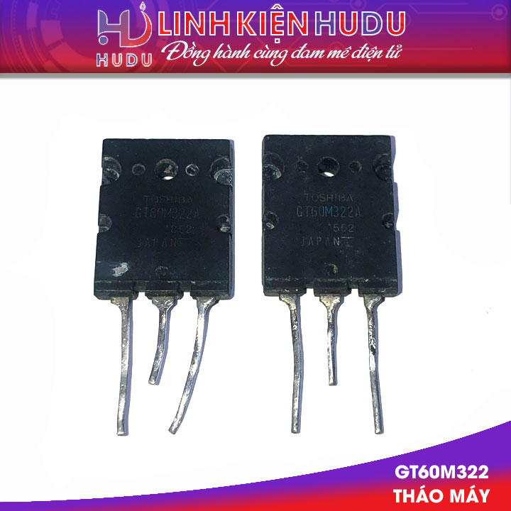 IGBT N-CHANNEL GT60M322 60M322 60A – 900V TO-3P THÁO MÁY CHÍNH HÃNG TOSHIBA