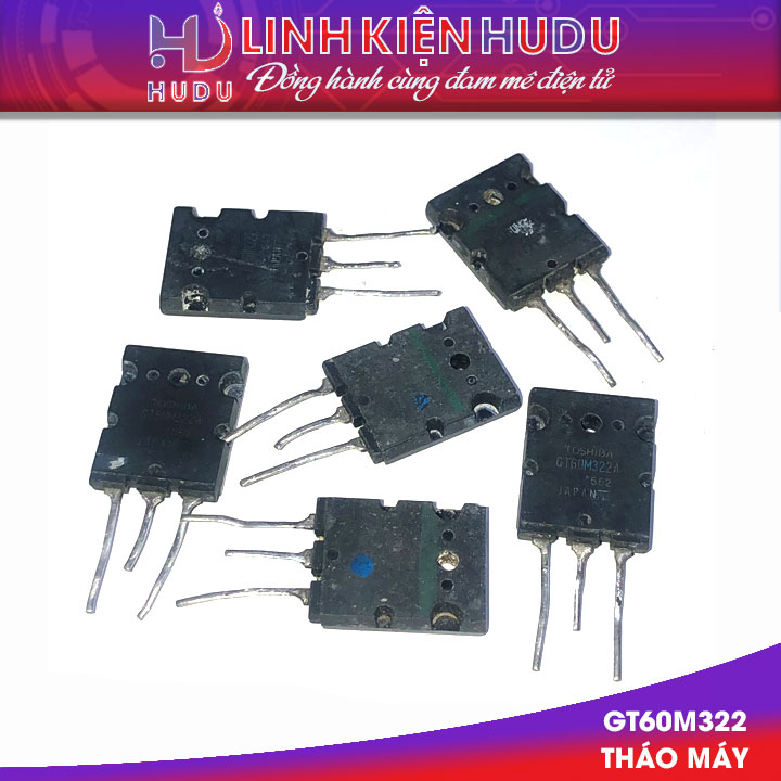 IGBT N-CHANNEL GT60M322 60M322 60A – 900V TO-3P THÁO MÁY CHÍNH HÃNG TOSHIBA