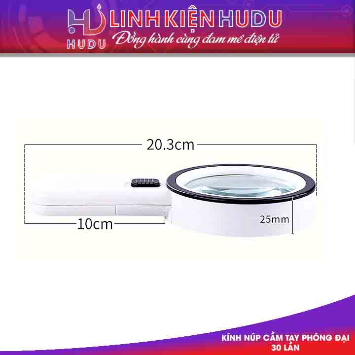 Kính lúp cầm tay loại đại 10cm
